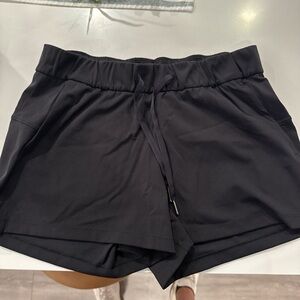 Lululemon Athletica Black Athletic Shorts with Elastic Waistband